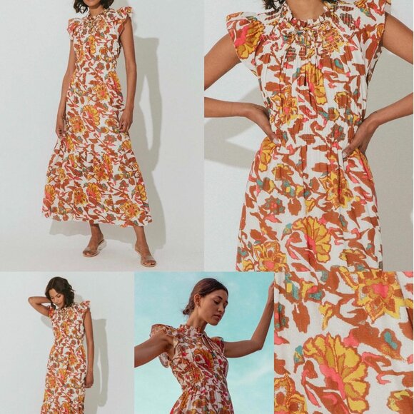 Cleobella Lorenza Ankle Dress - Shea - Size S - Picture 1 of 4